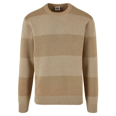 Abbildung von Urban Classics Heavy Striped Strickpullover, Herren, Größe: Medium, Warmsand wetsand