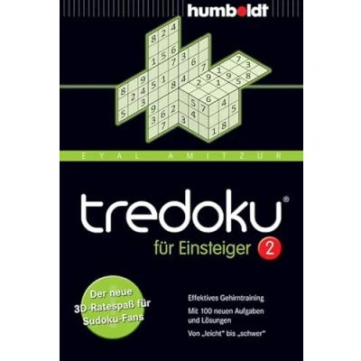 Abbildung von tredoku für Einsteiger 2: Der neue 3D Ratespaß Sudoku Fans. Effektives Gehirntraining. Mit 100 neuen Aufgaben und Lösungen. Von &quot;leicht&quot; bis &quot;schwer&quot; (humboldt Freizeit &amp; Hobby)