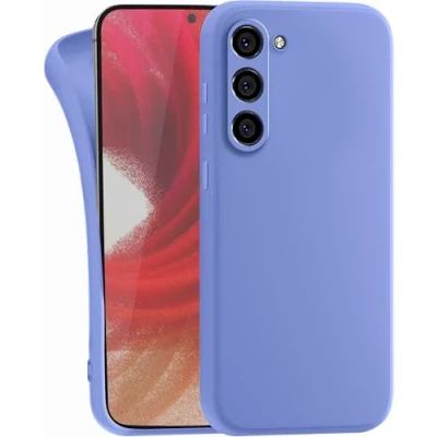 Abbildung von MyGadget Hülle für Samsung Galaxy S23 robuste Silikon Schutzhülle TPU Case Slim Silikonhülle Back Cover Kratzfest Handyhülle Matt Blau