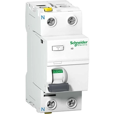 Abbildung von Schneider Electric A9Z20225 Fehlerstrom Schutzschalter iID, 2P, 25A, 10mA, Typ A