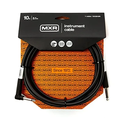Abbildung von JIM DUNLOP MXR Standard Instrumentenkabel, 10 Fuß 3,1 m, 1/4 Zoll Winkelstecker (DCIS10R)