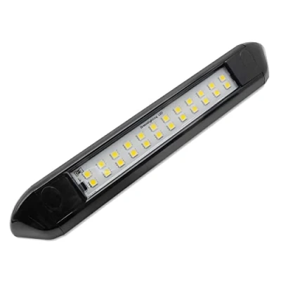 Abbildung von Dream lighting Außenleuchte 12volt LED für Wohnmobil Wohnwagen Vorzelt IP66 Vorzeltlampe Schwarz Aluminium Aussenleuchte Camper Beleuchtung 6000K Kaltweiß 25CM