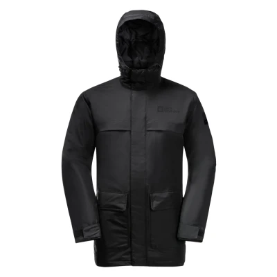 Abbildung von Jack Wolfskin Regenjacke / wasserabweisende Jacke, Herren, Größe: Small, Black