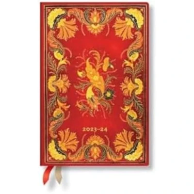 Abbildung von Paperblanks 18 Monatskalender 2023 2024 Fiammetta Horizontal Mini (95 x 140 mm)