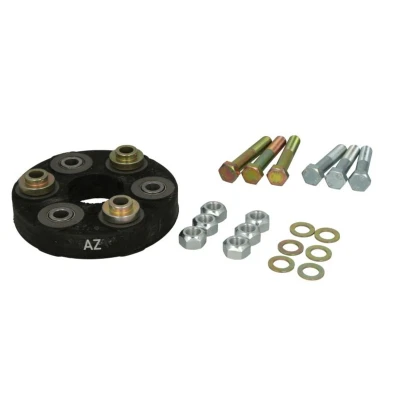 Abbildung von febi BILSTEIN 09582 Hardyscheibe 80 vorne 115 Plus mit Schrauben, Unterlegscheiben Muttern MERCEDES BENZ: W124 Limousine, 190