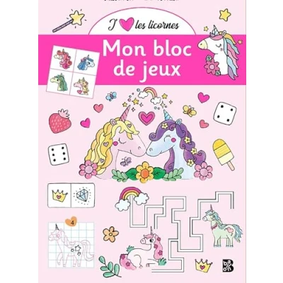 Abbildung von Mon amie la licorne: bloc de jeux 2024 (Mon licorne, 1)