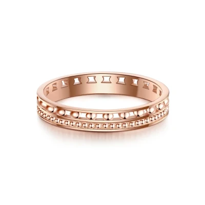Abbildung von Glanzstücke München Ring Rose goldcoloured, Damen, Größe: 52, gold/coloured