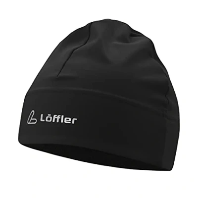 Abbildung von LÖFFLER Unisex Mono Hat Bandana, Schwarz, Einheitsgröße EU