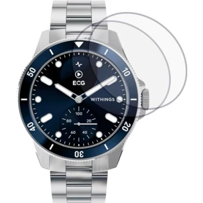 Abbildung von 4ProTec 2x Displayschutzfolie KLAR für Withings Scanwatch Nova