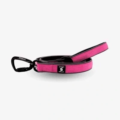 Abbildung von VITOMALIA® 1,20m Easy Go Hundeleine mit Neopren Innenfütterung &amp; Handschlaufe für Hund: Perfekte Leine große Hunde kleine Hunde, strapazierfähig sicher (Pink)