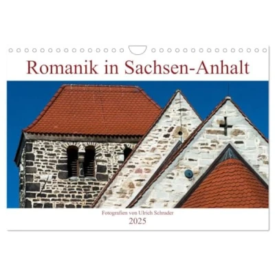 Abbildung von Romanik in Sachsen Anhalt (Wandkalender 2025 DIN A4 quer), CALVENDO Monatskalender: Stimmungsvolle Fotografien der Straße