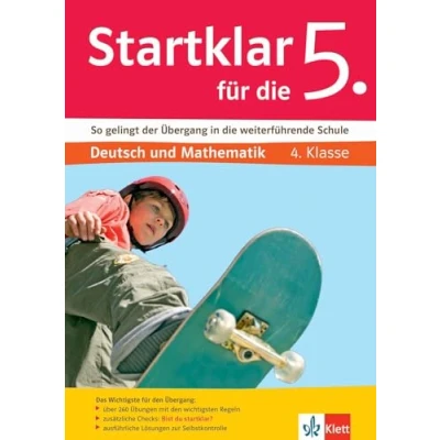 Abbildung von Klett Startklar für die 5. Klasse: So gelingt der Übergang in weiterführende Schule. Deutsch und Mathematik 4. Klasse