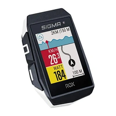 Abbildung von GPS Fahrradcomputer Sigma ROX 11.1 EVO Mit Standard Lenkerhalterung Weiß