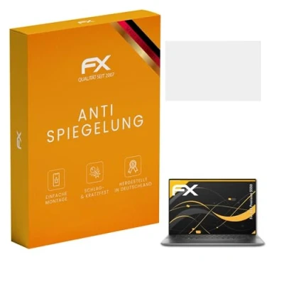 Abbildung von atFoliX Panzerfolie kompatibel mit Dell Precision 5550 Schutzfolie, entspiegelnde und stoßdämpfende FX Folie (2X)