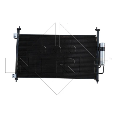 Abbildung von NRF Easy Fit 35763 Klimakondensator mit Trockner, Dichtring 15,5 10,1 Aluminium 590 HONDA: CIVIC 8 Hatchback