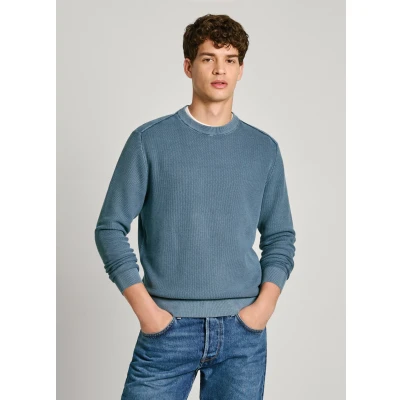 Abbildung von Pepe Jeans Craig Langarmshirt, Herren, Größe: XL, Sea blue