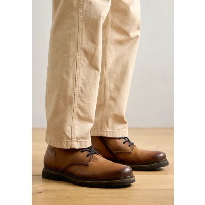 Abbildung von bugatti Schnürstiefelette, Herren, Größe: 43, Cognac Schuhe