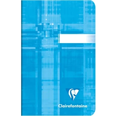Abbildung von Clairefontaine 63596C Packung mit 10 Heften, 9 x 14 cm, liniert, 90 g, 48 Blatt, farbig sortiert, 1 Pack