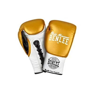 Abbildung von Benlee Rocky Marciano Unisex Erwachsene Newton Leather Contest Gloves, Red/White/Black, 10 oz L