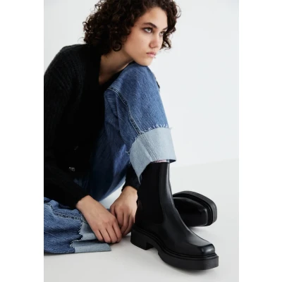 Abbildung von Steve Madden Churro Plateaustiefelette black, Damen, Größe: 38, Black Schuhe