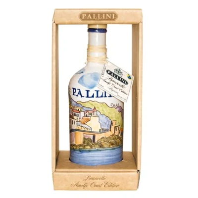 Abbildung von Pallini Limoncello Amalfi Edition 100% Handmade Italienischer Likör mit Zitronen der Amalfiküste Frisch und aromatisch 500 ml 28% vol. Gewinner des Quality Award by Italian Consumers 2021