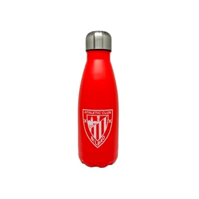 Abbildung von Athletic Club Wasserflasche aus Stahl, Kanister, Trinkflasche, luftdicht, 550 ml, Rot, offizielles Produkt (CyP Brands)