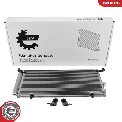 Abbildung von ESEN SKV 86SKV456 Klimakondensator mit Trockner Aluminium 646mm