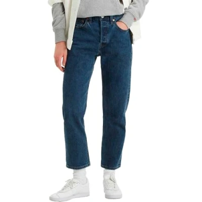 Abbildung von Levi&#039;s 501 CROP Jeans Straight Leg, Damen, Größe: 24x28, Hidden happiness