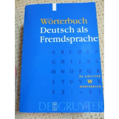 Abbildung von Wörterbuch Deutsch als Fremdsprache: Einsprachig. In neuer Rechtschreibung
