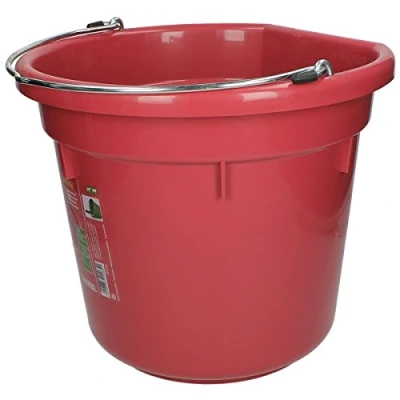Abbildung von Kerbl Futter und Wassereimer Flat Back Rose 20L