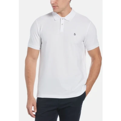 Abbildung von Original Penguin Daddy Poloshirt, Herren, Größe: Large, Bright white