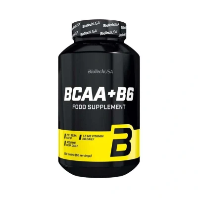 Abbildung von BioTechUSA BCAA+B6 200 tabs Ohne Geschmack Pillen Aminosäuren / BCAA