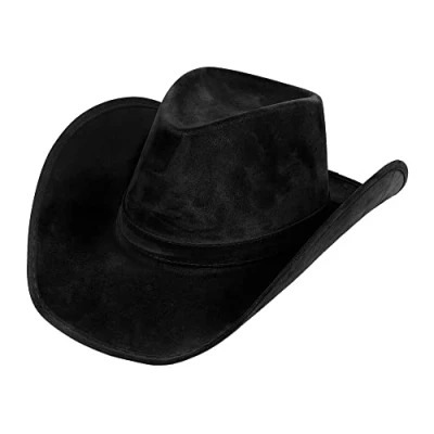 Abbildung von Boland Cowboy Kostüm Cowboyhut Rinderbaron, Großer Westernhut für echte Cowboys