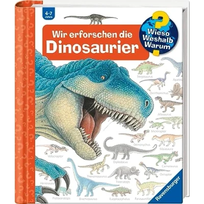 Abbildung von Ravensburger Buch &quot;Wieso? Weshalb? Warum?, Band 55: Wir erforschen die Dinosaurier&quot;, FSC schützt Wald weltweit