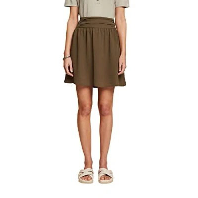 Abbildung von Esprit Light Alinienrock, Damen, Größe: 38, Khaki green