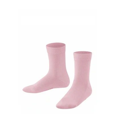 Abbildung von FALKE Unisex Kinder Socken Family K SO nachhaltige biologische Baumwolle einfarbig 1 Paar, Rosa (Thulit 8663) neu umweltfreundlich, 23 26