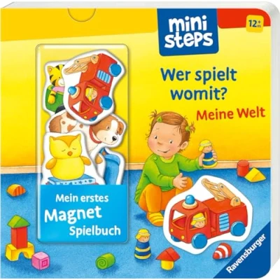 Abbildung von Mein erstes Magnetbuch: Wer spielt womit? Meine Welt (ministeps Bücher)