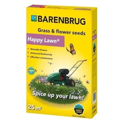 Abbildung von Barenbrug Rasensamen Happy Lawn Rasen mit Blumen 50g 25m²
