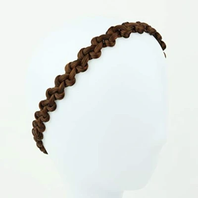 Abbildung von CAISHA Zopf Haarteil Haarband Stirnband Haarschmuck Geflochten Braun Mix HZ9 2
