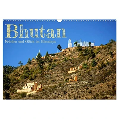 Abbildung von Bhutan Frieden und Glück im Himalaya (Wandkalender 2025 DIN A3 quer), CALVENDO Monatskalender