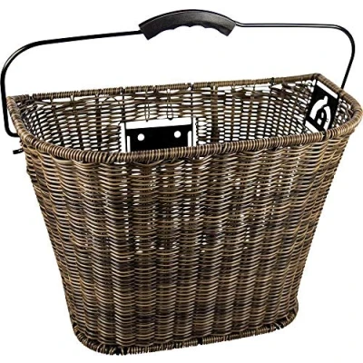 Abbildung von Fischer Fahrradkorb Lenkerkorb Retro 280x350x260mm