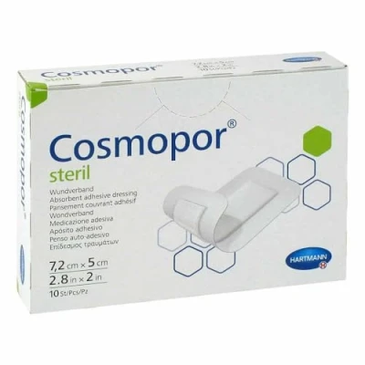 Abbildung von Cosmopor silicone Wundschnellverband 7,2 x 5 cm 10 St