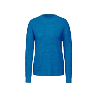 Abbildung von Cecil Struktur Strickpullover, Damen, Größe: XXL, Türkis