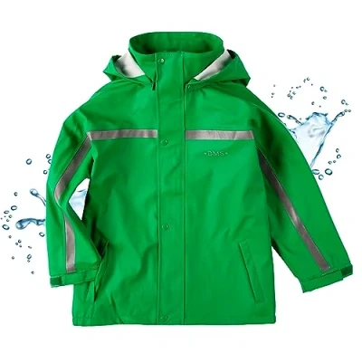 Abbildung von BMS Matsch Regenjacke / wasserabweisende Jacke für Kinder, Größe: 80, Grün