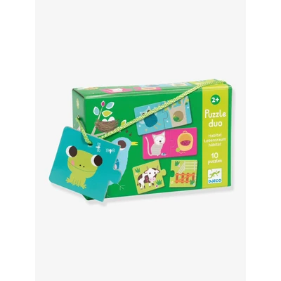 Abbildung von Djeco DJ08164 Puzzle Duo Habitat, Multicolour