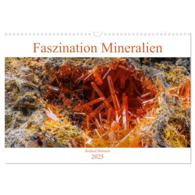 Abbildung von Faszination Mineralien (Wandkalender 2025 DIN A3 quer), CALVENDO Monatskalender