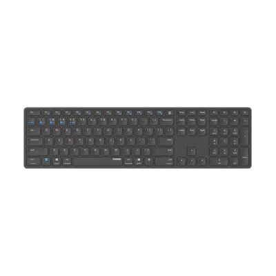 Abbildung von Rapoo E9800M Wireless Tastatur (Kabellos, QWERTZ, deutsches Layout, Bluetooth, USB 3.0)