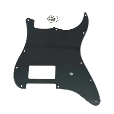 Abbildung von Kaish 11 Loch Gitarren Schlagbrett für Fender Delonge, in verschiedenen Farben Black 3 Ply