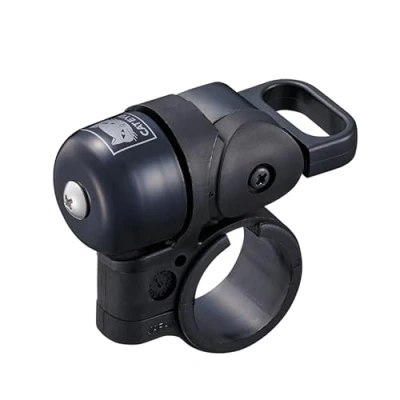 Abbildung von CatEye Oh 1500 Nido Bell Fahrradklingel mit lautem, knackigem klarem Klang, Rennrad und Mountainbike Glocke, für Erwachsene Kinder, Schwarz