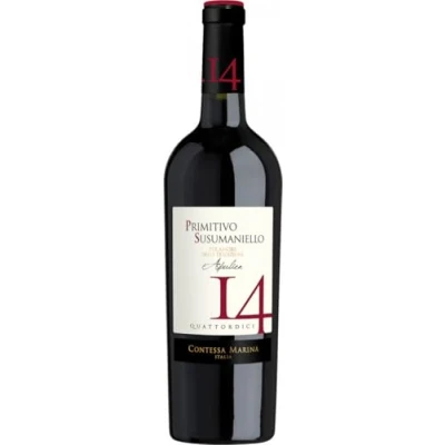 Abbildung von Primitivo Susumaniello Puglia IGT 14 Contessa Marina Apulien Rotwein halbtrocken